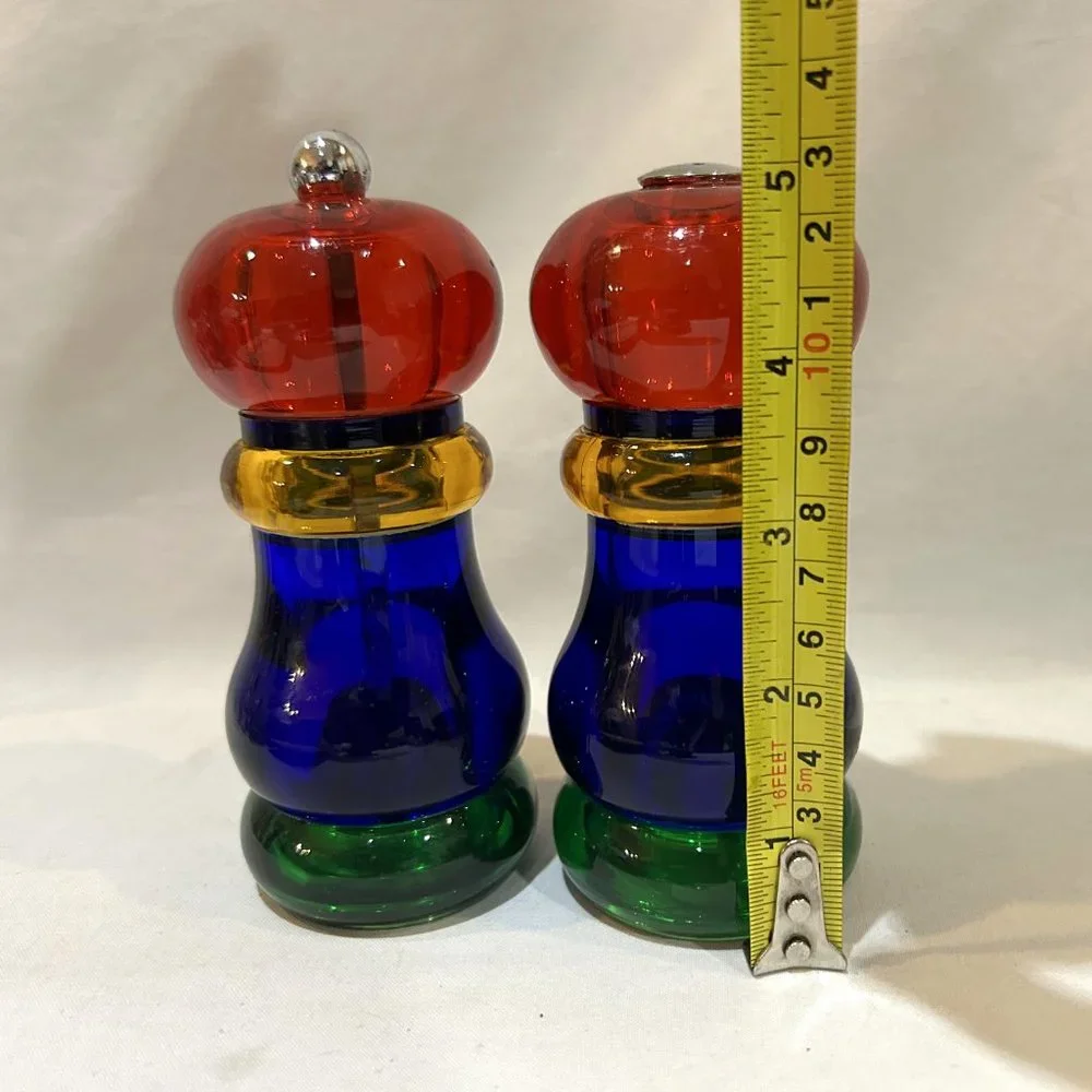 Olde Thompson Color Block Sunset Fiesta Acrylic Salt & Pepper Mill Set